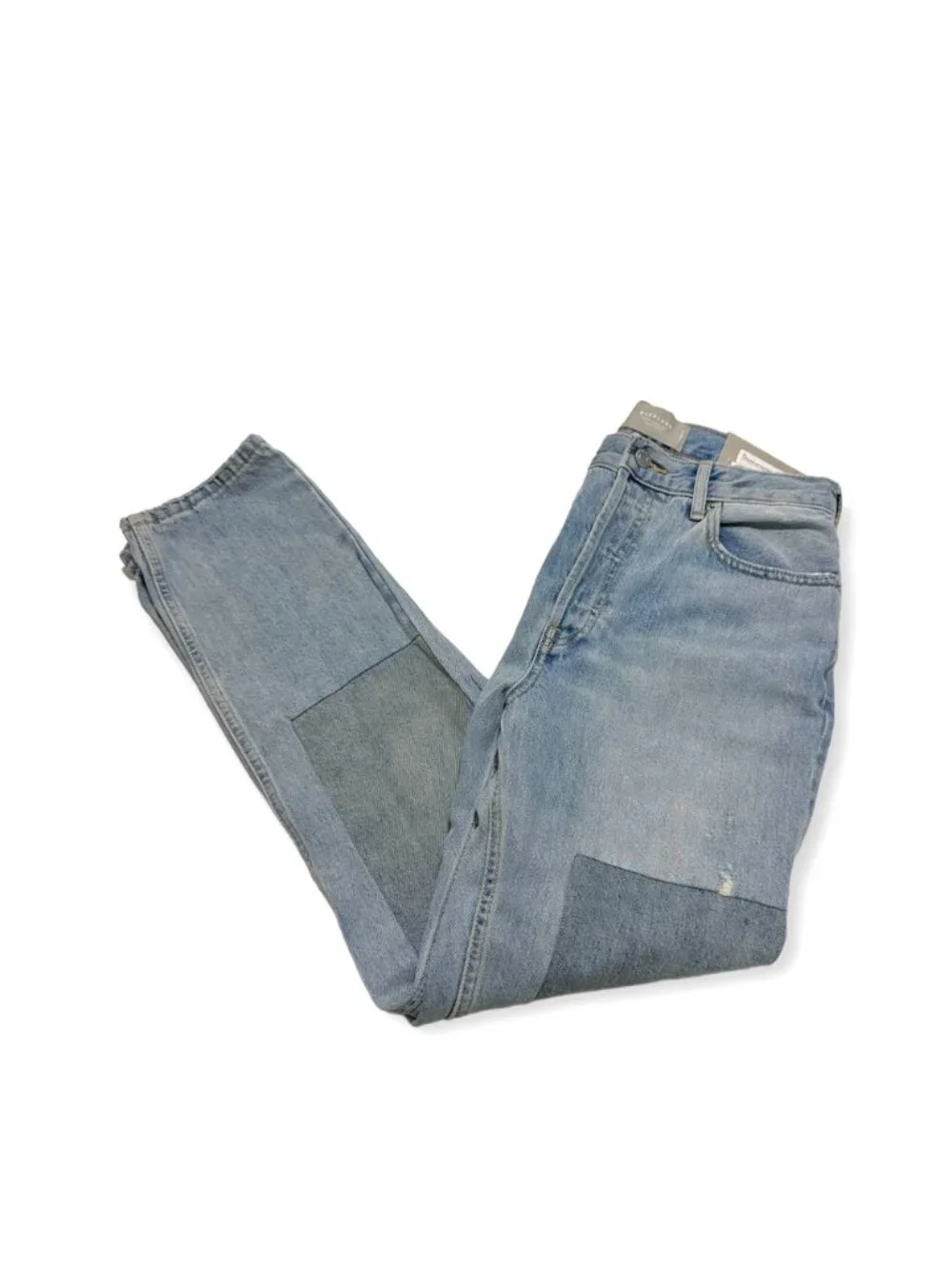 EVERLANE 90s Cheeky Patchwork Jean, Ankle, Size 27R, New with Tag